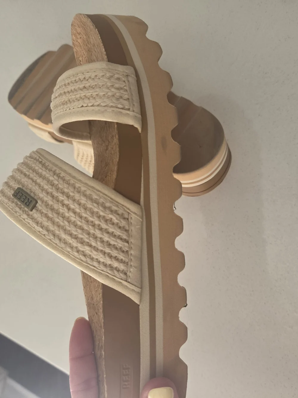 Reef Women's Woven Platform Slide Sandals